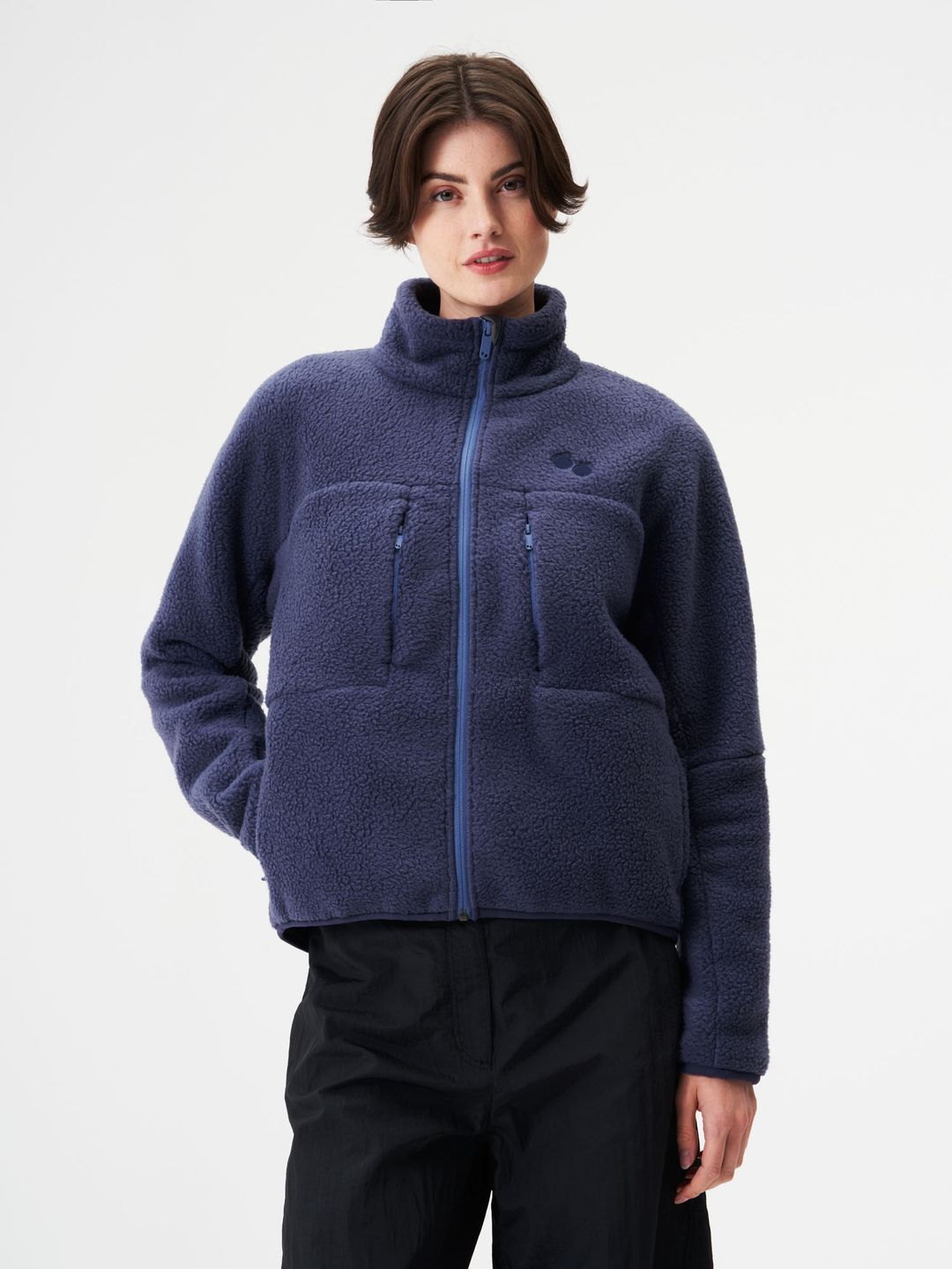 Jacke Fleece W future dusk von pinqponq