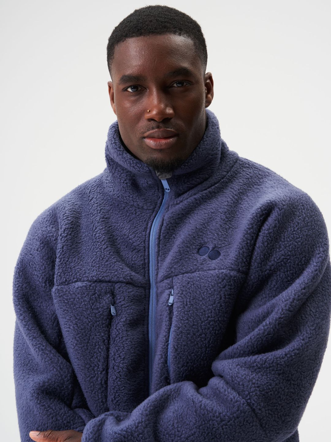 Jacke Fleece future dusk von pinqponq