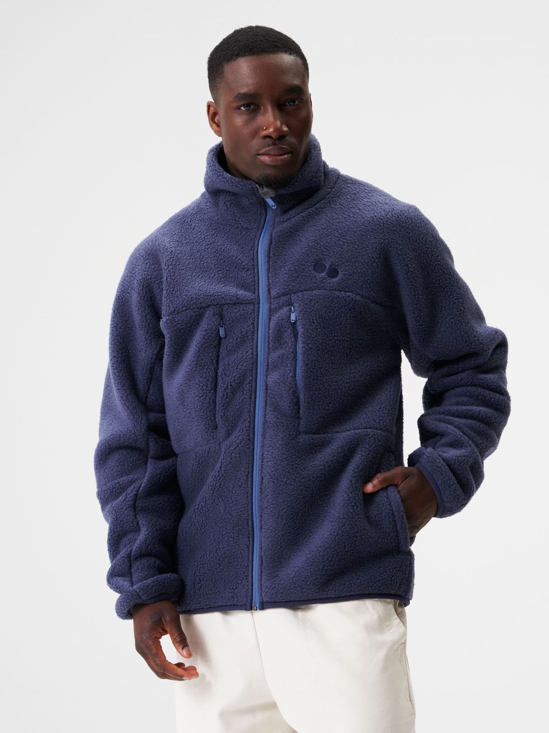 Jacke Fleece future dusk von pinqponq