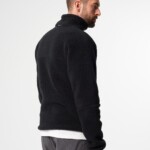 Jacke Fleece peat black von pinqponq