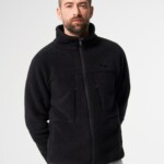 Jacke Fleece peat black von pinqponq