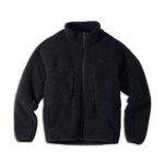 Jacke Fleece peat black von pinqponq