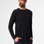 Longsleeve Merino Core sheep black von pinqponq
