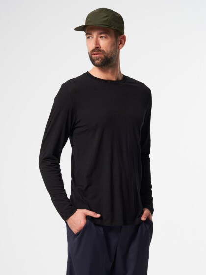 Longsleeve Merino Core sheep black von pinqponq