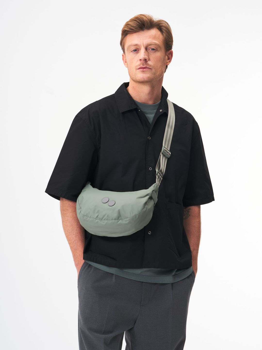 Tasche Krumm Klein pure sage von pinqponq