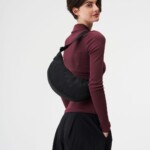 Tasche Krumm Klein rooted black von pinqponq
