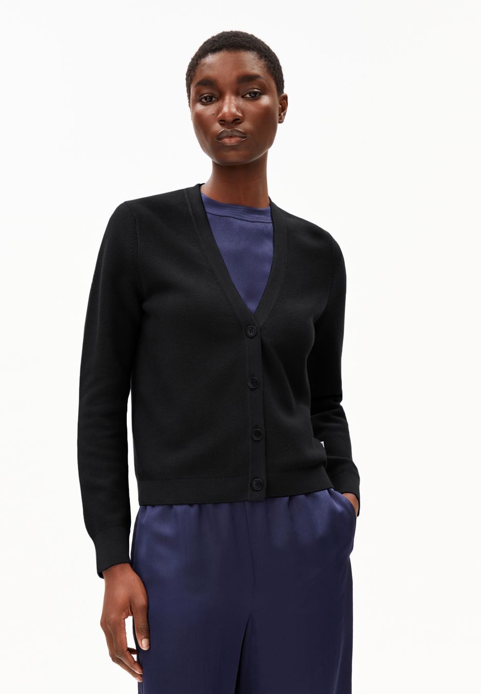 Cardigan Menaal Links Links black von Armedangels Cardigan Menaal Links Links black von Armedangels