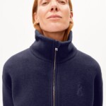 Fleece Haarleenaa Cotton tinted navy von Armedangels