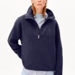Fleece Haarleenaa Cotton tinted navy von Armedangels