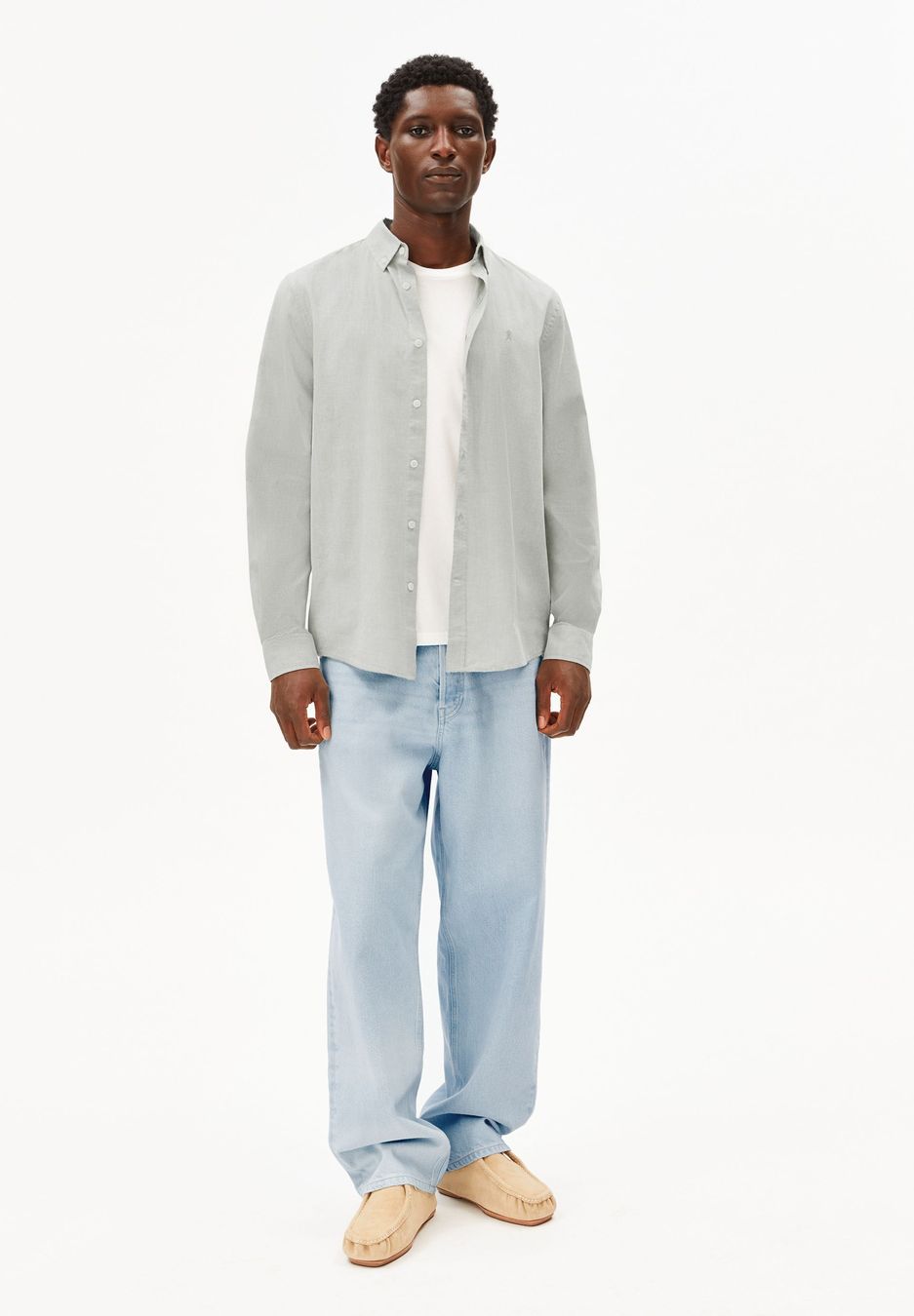 Hemd Quaasa fatigue green von Armedangels