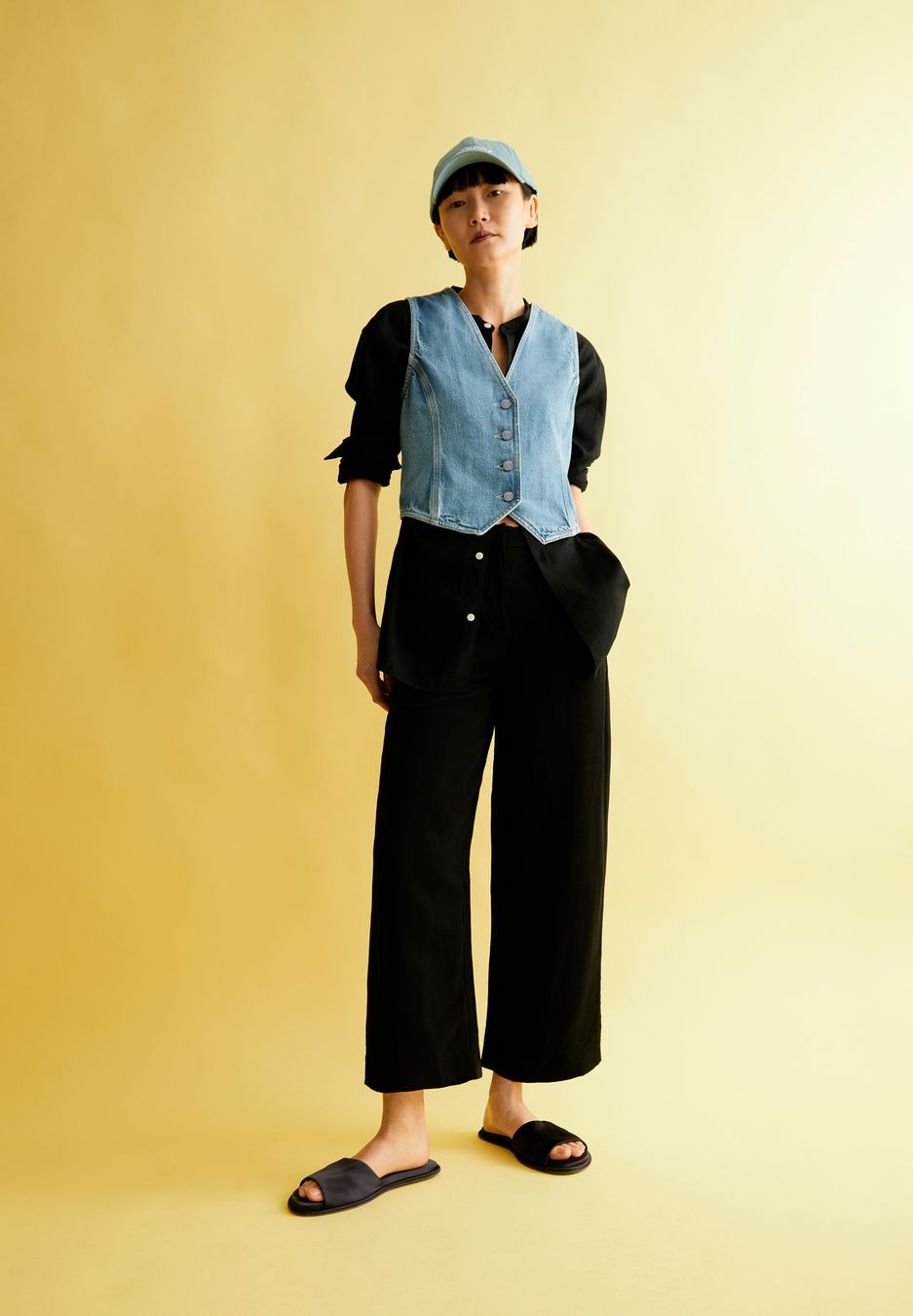 Hose Caarunus Lino black von Armedangels