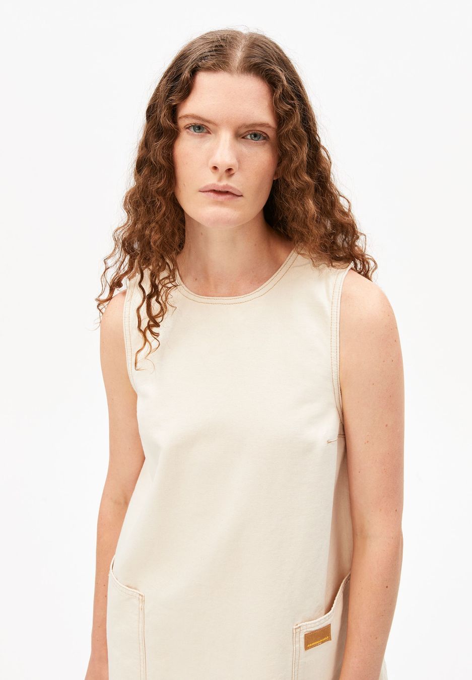 Kleid Workwear Canvas Mini undyed von Armedangels