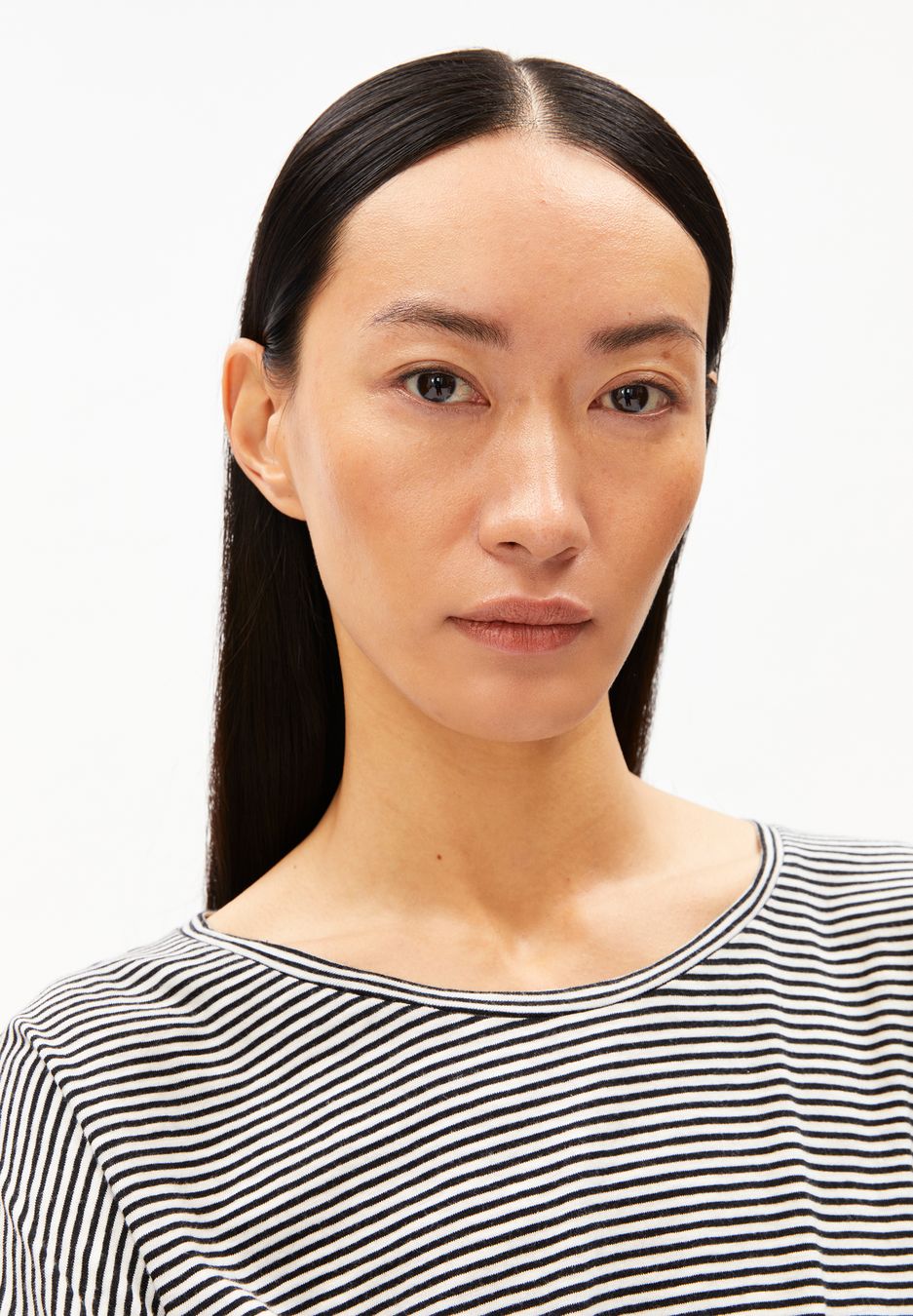 Longsleeve Xianaa Stripes black-oatmilk von Armedangels Longsleeve Xianaa Stripes black-oatmilk von Armedangels