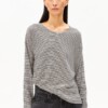 Longsleeve Xianaa Stripes black-oatmilk von Armedangels