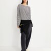 Longsleeve Xianaa Stripes black-oatmilk von Armedangels