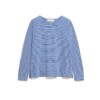 Longsleeve Xianaa Stripes oatmilk-dynamo blue von Armedangels