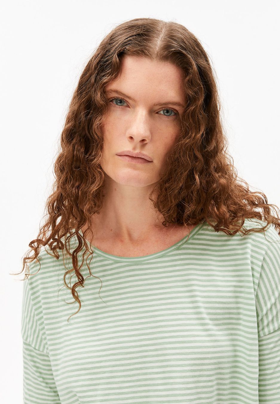 Longsleeve Xianaa Stripes oatmilk-foam von Armedangels Longsleeve Xianaa Stripes oatmilk-foam von Armedangels