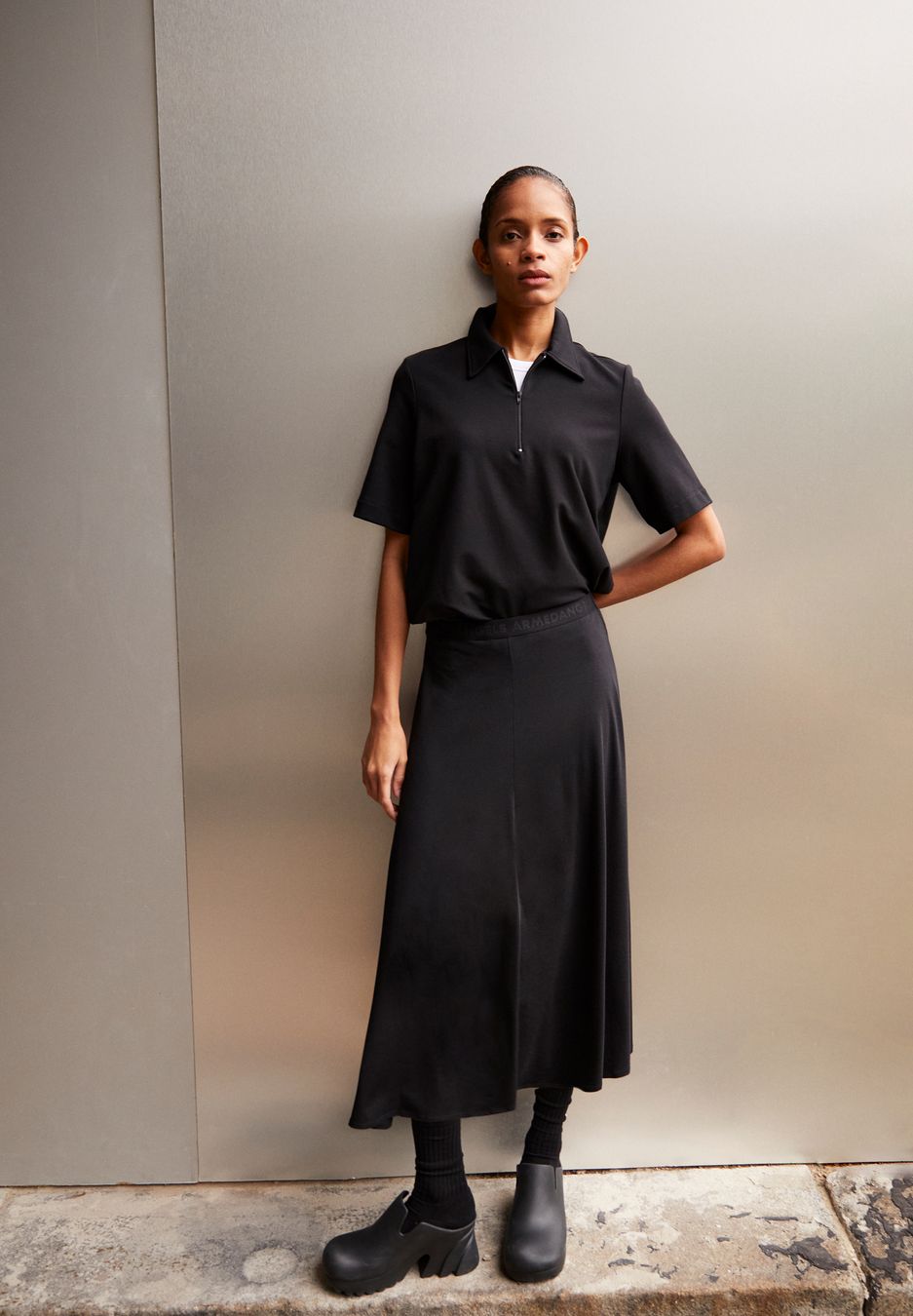 Rock Ileniaa Laraa Midi black von Armedangels