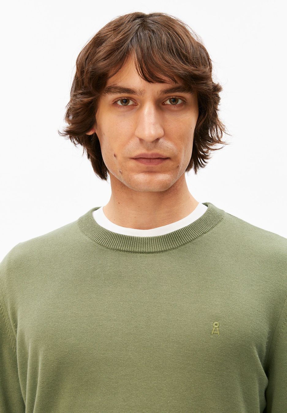 Strickpullover Loukaa Knit fatigue green von Armedangels Strickpullover Loukaa Knit fatigue green von Armedangels