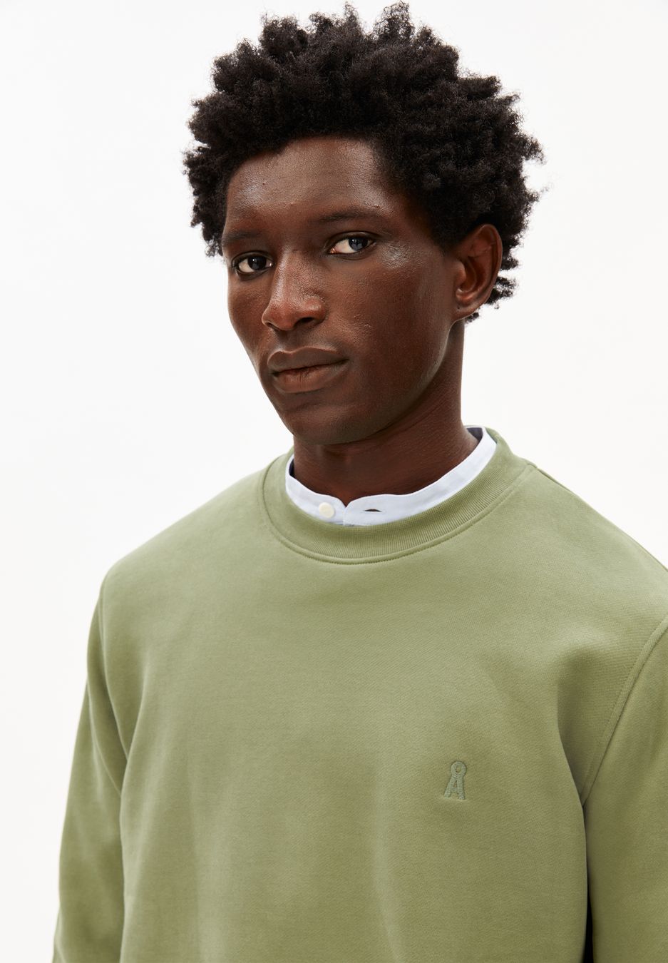 Sweatshirt Baaro Loop fatigue green von Armedangels