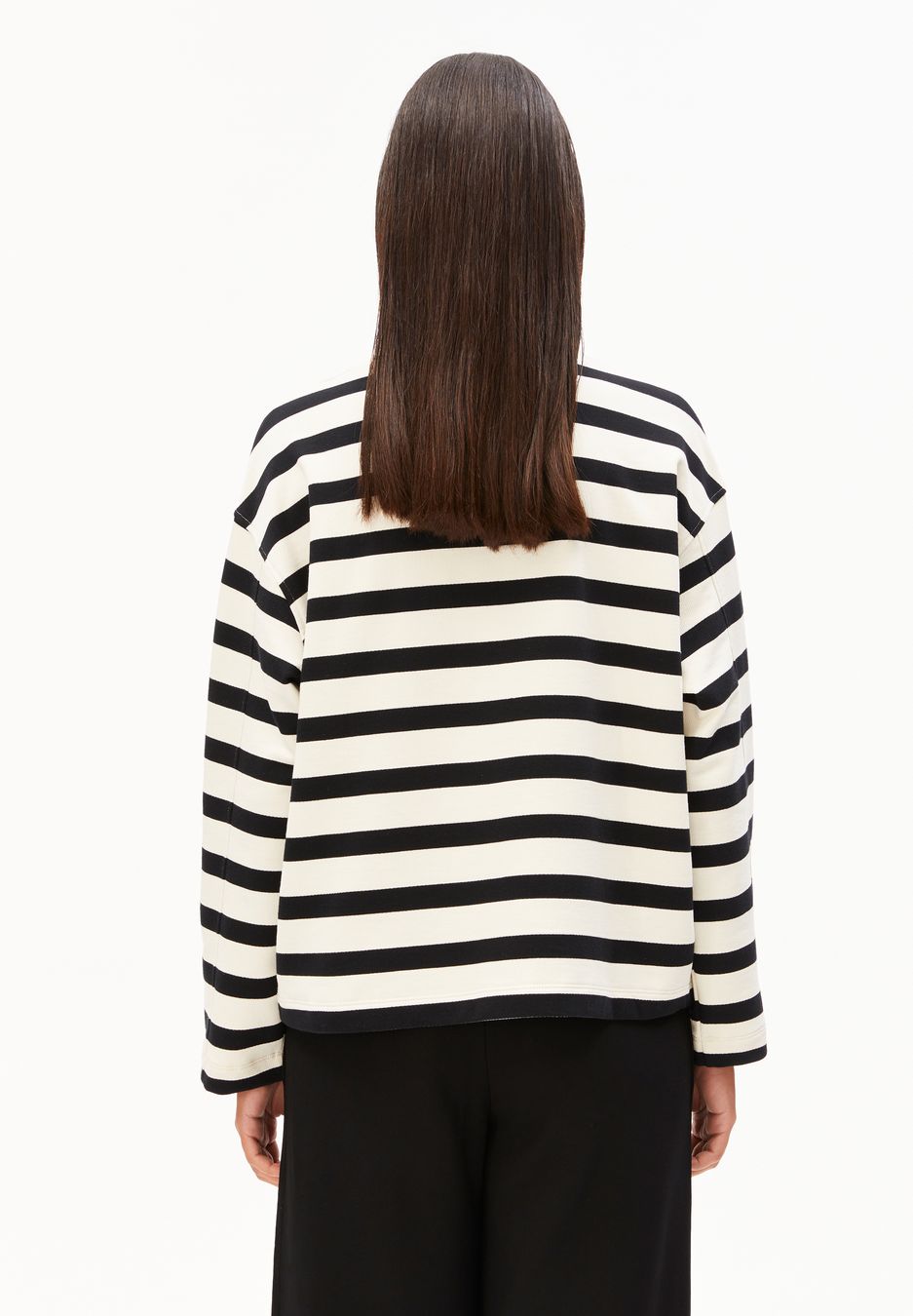 Sweatshirt Iconic Å Frankaa Bold undyed-black von Armedangels