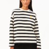 Sweatshirt Iconic Å Frankaa Bold undyed-black von Armedangels