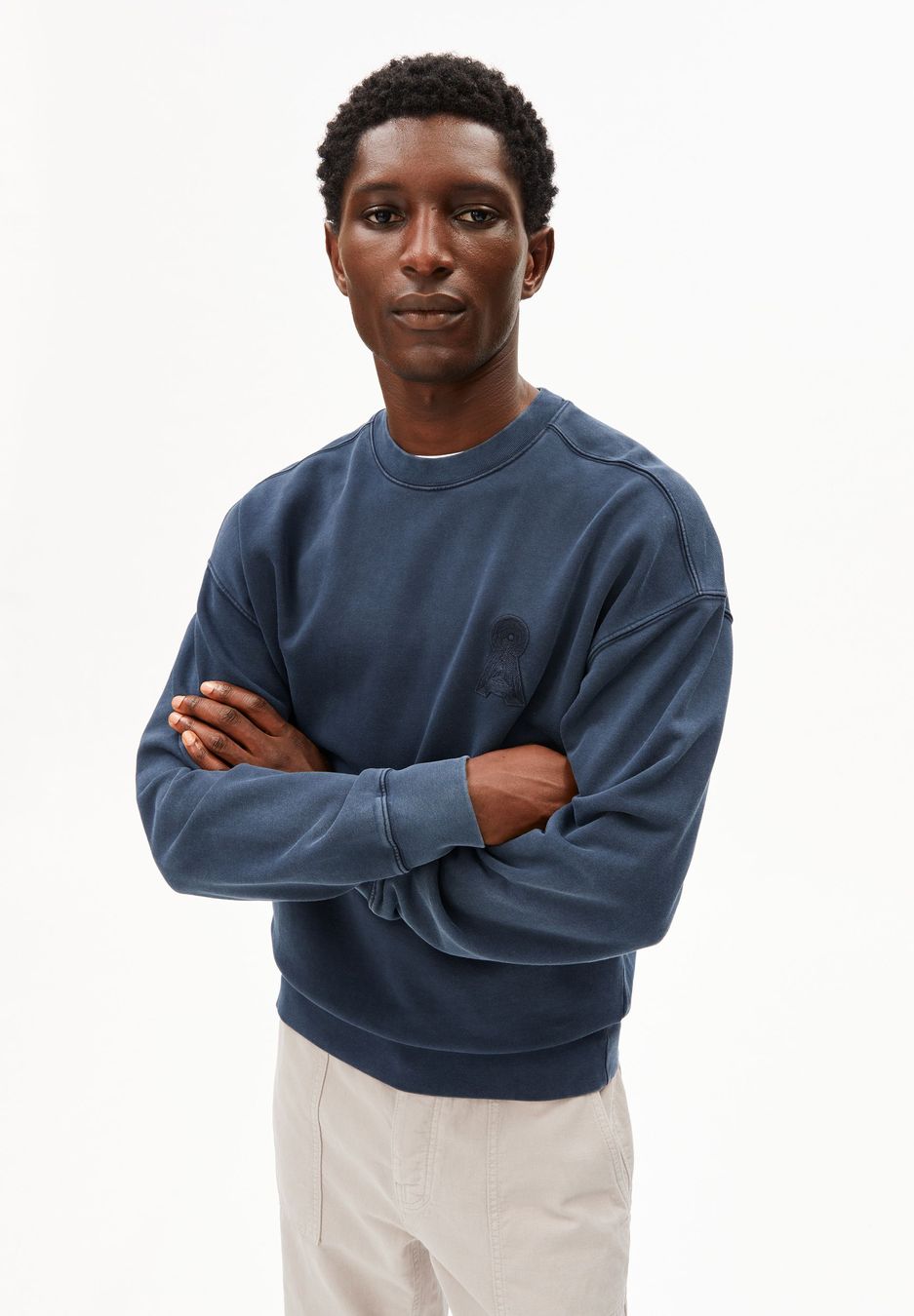 Sweatshirt Iconic Å Gmt Dye night sky washed von Armedangels