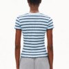 T-Shirt Kardaa Stripes blue glow-tinted navy von Armedangels