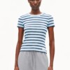 T-Shirt Kardaa Stripes blue glow-tinted navy von Armedangels