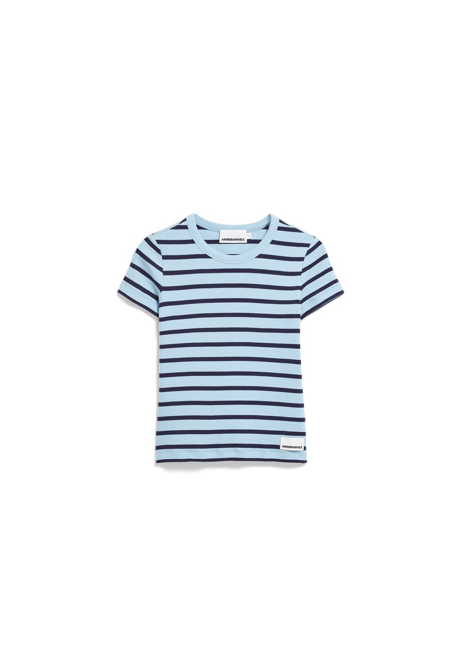 T-Shirt Kardaa Stripes blue glow-tinted navy von Armedangels