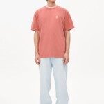 T-Shirt Maarkos Gmt Dye Bike tabasco red washed von Armedangels