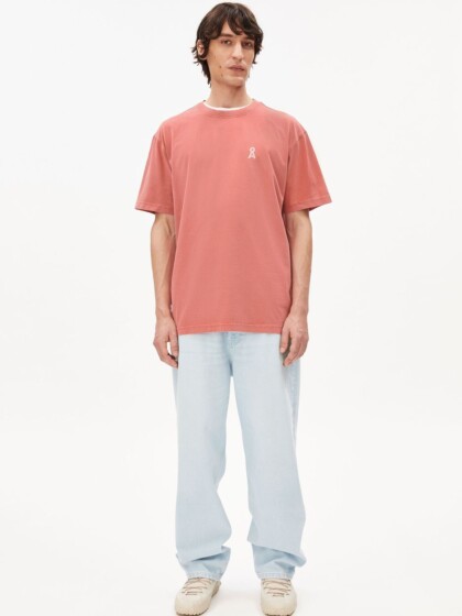 T-Shirt Maarkos Gmt Dye Bike tabasco red washed von Armedangels