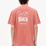 T-Shirt Maarkos Gmt Dye Bike tabasco red washed von Armedangels