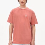 T-Shirt Maarkos Gmt Dye Bike tabasco red washed von Armedangels