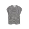 T-Shirt Slub Jersey Stripe black-oatmilk von Armedangels