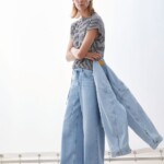 T-Shirt Slub Jersey Stripe black-oatmilk von Armedangels