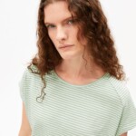 T-Shirt Slub Jersey Stripe oatmilk-foam von Armedangels