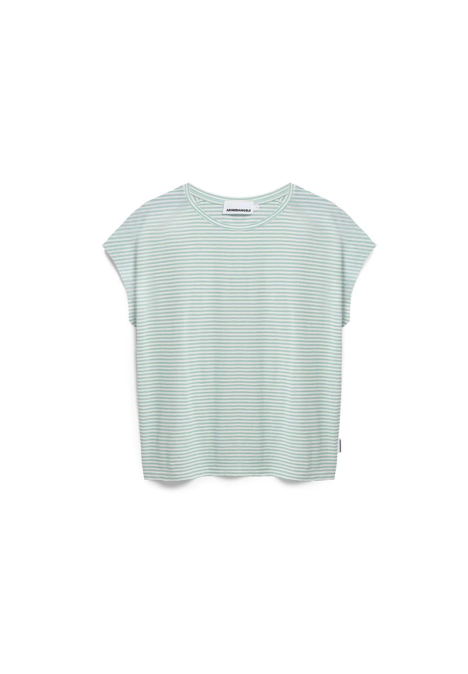 T-Shirt Slub Jersey Stripe oatmilk-foam von Armedangels
