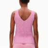 Top Linen Blend Knit washed berry von Armedangels