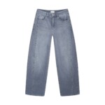 Jeans Ash Barrel Leg Minimal Stretch - Cutline slate grey von DAWN