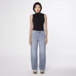 Jeans Ash Barrel Leg Minimal Stretch - Cutline slate grey von DAWN