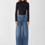 Jeans Blink Wide Barrel Soft Denim - Classic vintage blue von DAWN