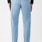 Jeans Rise Relaxed Tapered Minimal Stretch - Basic bright blue von DAWN