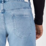 Jeans Rise Relaxed Tapered Minimal Stretch - Basic bright blue von DAWN