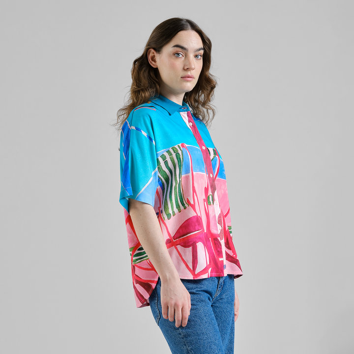 Bluse Alsvik Deck Chairs multi color von Dedicated.