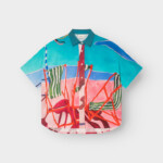 Bluse Alsvik Deck Chairs multi color von Dedicated.