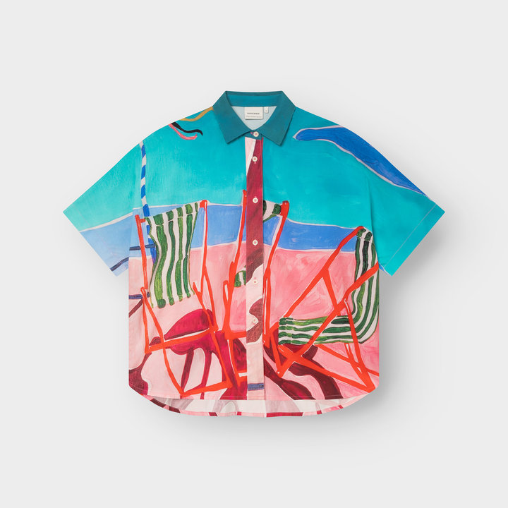 Bluse Alsvik Deck Chairs multi color von Dedicated.