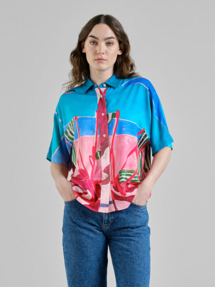 Bluse Alsvik Deck Chairs multi color von Dedicated.