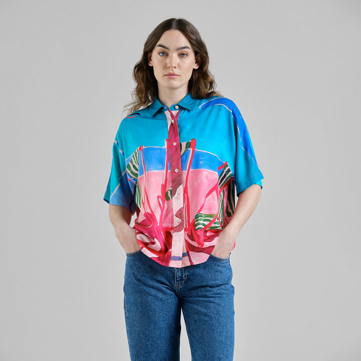 Bluse Alsvik Deck Chairs multi color von Dedicated.