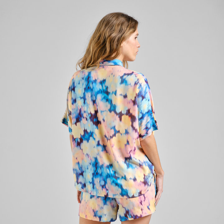 Bluse Alsvik Ikat Field multi color von Dedicated.